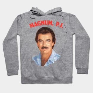 Magnum PI / Retro 80s Aesthetic Design Hoodie